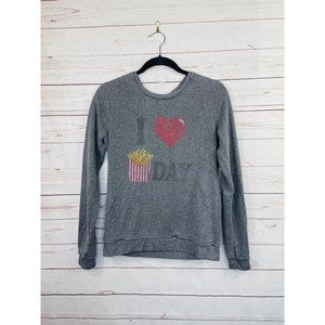 Well Worn I Love Fry Day Sweater Small